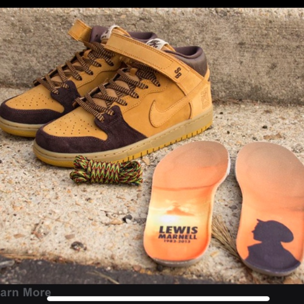 Lewis Marnell Nike SB dunk Mid Pros